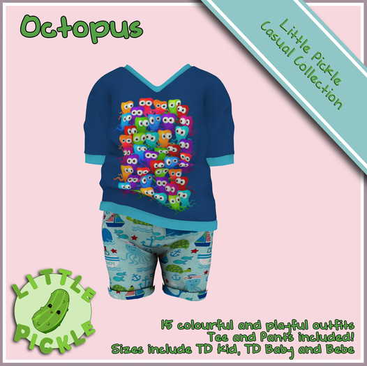 Little Pickle - Casual Collection - Octopus - Bebe, TD K&B