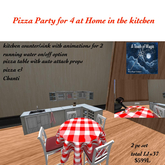Pizza Party for 4 in the Kitchen-Crate