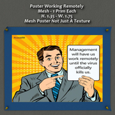 Poster Work Remotely