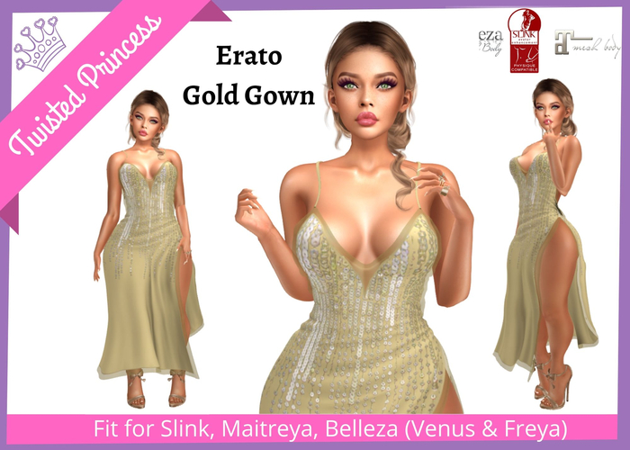 TP- Erato Gold Gown -packer