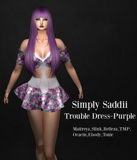 ~SS~ Trouble Dress Purple
