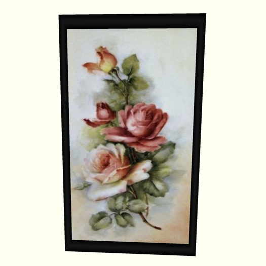 Kitchen Roses (black) sm New Frame