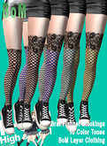 KO-H BOM Brat Fishnet Stockings