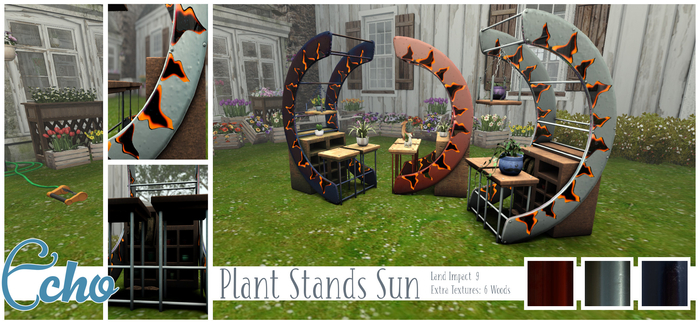 Echo - Plant Stand - Sun - Style 2 