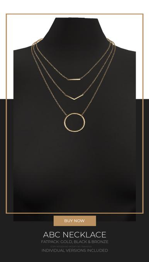 MINIMAL - ABC Necklace FATPACK