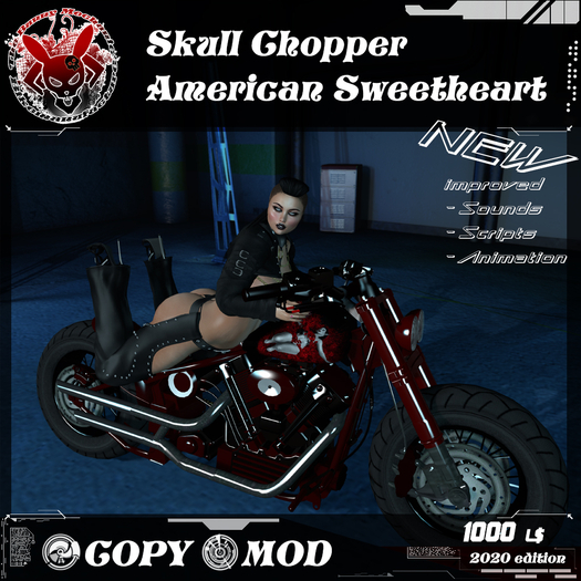 The Bunny Mechanic // Skull Chopper // American Sweetheart