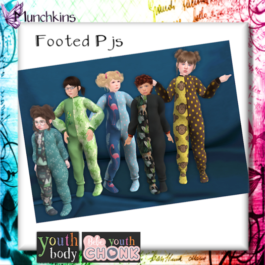 {M} Footed PJs [Tiger] [Youth+Chonk]