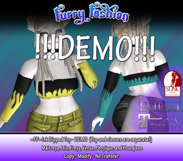 ~FF~ Ink Dipped Top - DEMO