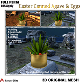 FC- FP Mesh Easter Canned Agave & Eggs 