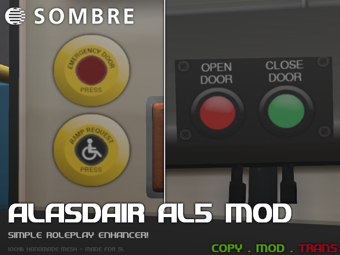 Sombre Alasdair AL5 Door Buttons Mod