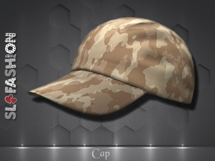 Cap - Military - Desert