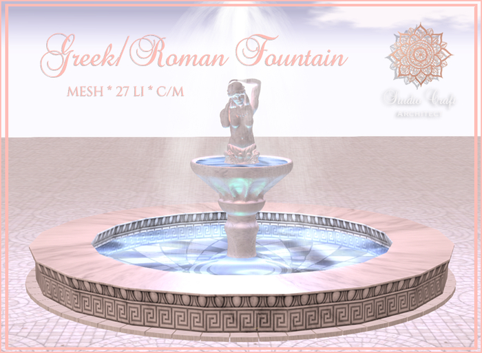 Studio Craft * Greek/Roman Fountain (BOX)