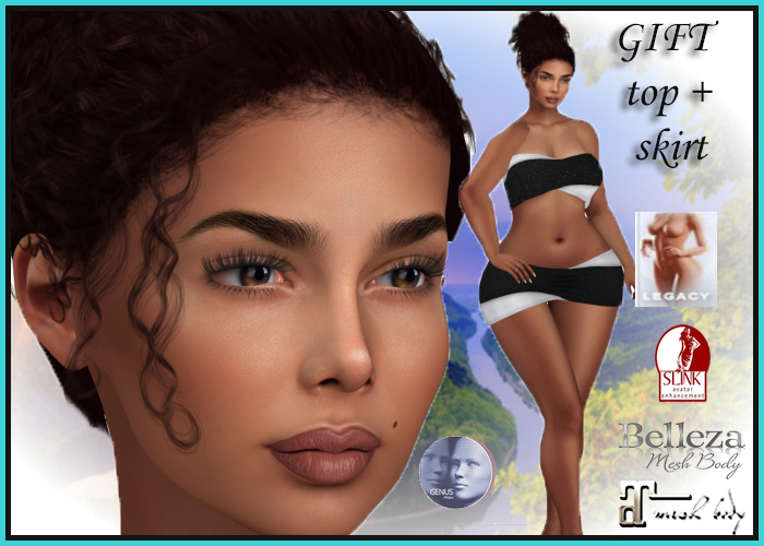 SHAPE - Genus Head - Strong Face GIFT #6 /  Maitreya,Belleza,Slink,Legacy 