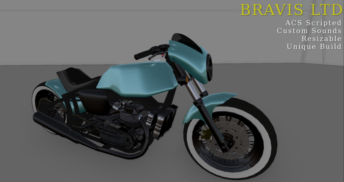 Bravis LTD Bobber Custom Blue Crate