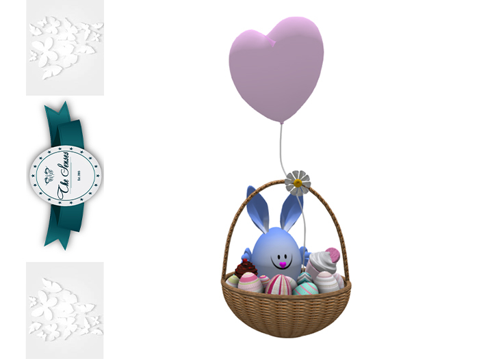 Box THE SENSES - Easter Basket with eggs (hand)