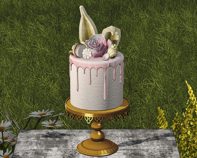 Aphrodite - Joyful Farmhouse Easter - Rabbit Cake 