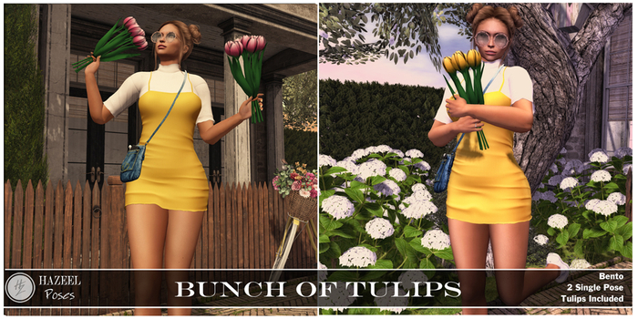 .::Hazeel::. Bunch of Tulips~Bento poses-Rezz