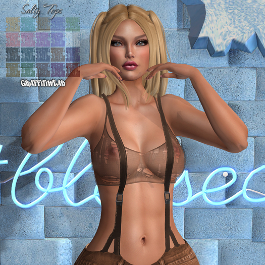 Graffitiwear DEMO Ripped Salty Tops