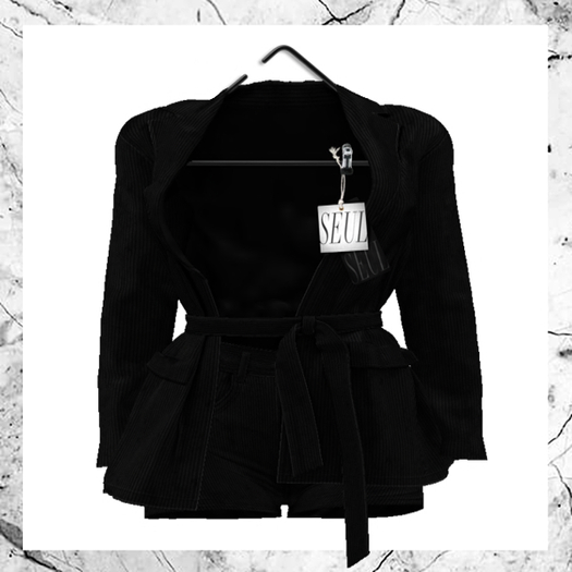 SEUL - Charlie Corduroy Set - Onyx