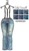 Graffitiwear Abstract Salty Overalls