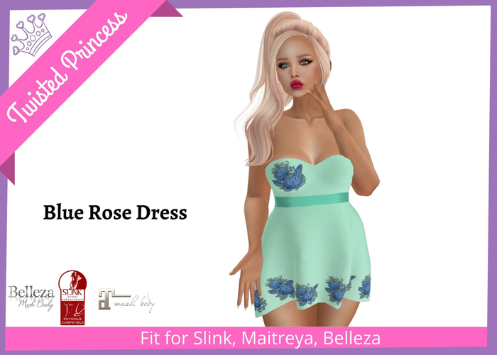 TP - Blue Rose Dress -packer