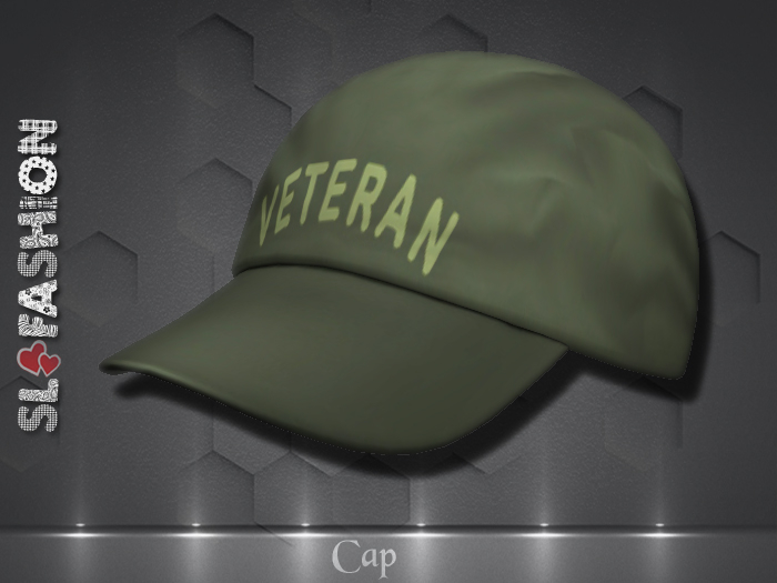Cap - Veteran - Green