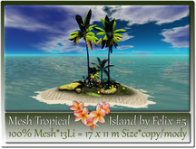 Mesh Tropical Island by Felix #5-13Li=17x11m c-m