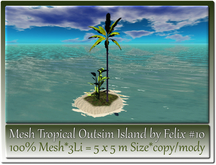 Mesh Tropical Outsim Island by Felix #10-3Li=5x5m c-m
