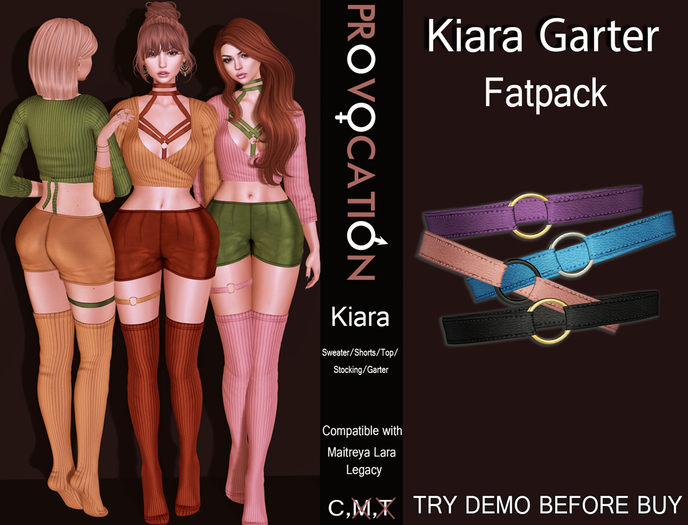 [Provocation] Kiara garter-Fatpack
