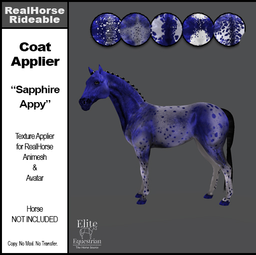 *E* RHR - Coat Applier - Sapphire Appy [Add & Click]