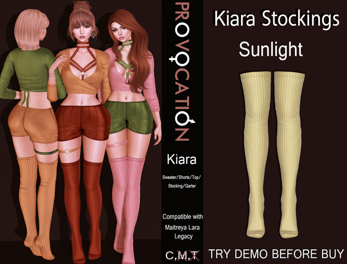 [Provocation] Kiara stockings-Sunlight