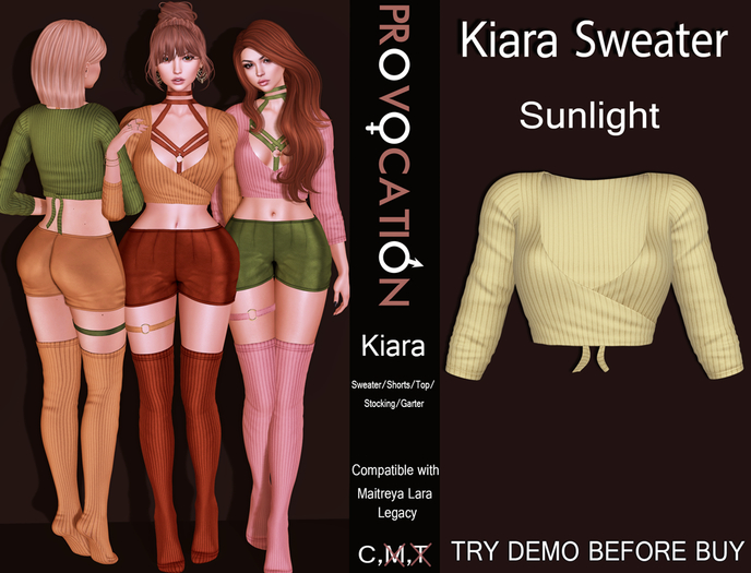 [Provocation] Kiara sweater-Sunlight