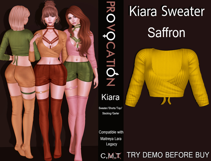 [Provocation] Kiara sweater-Saffron