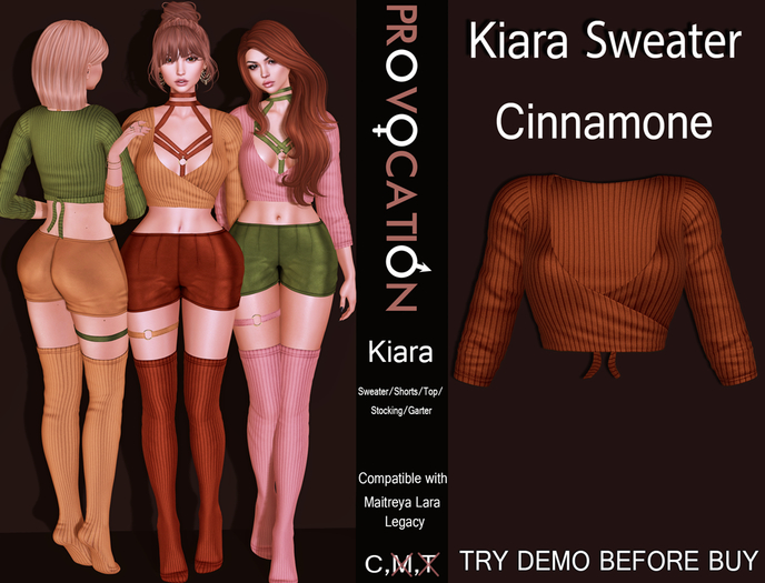 [Provocation] Kiara sweater-Cinnamone