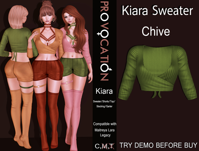 [Provocation] Kiara sweater-Chive