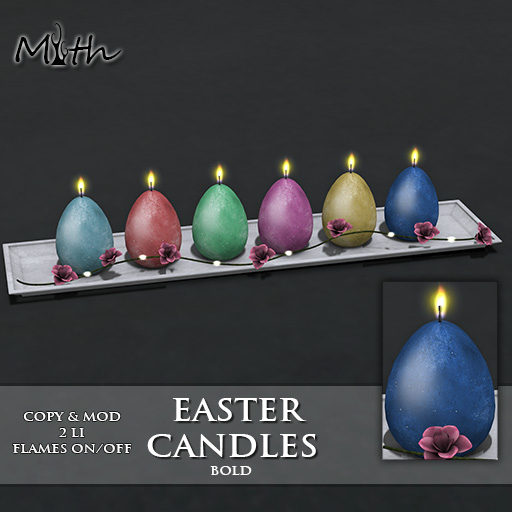 Myth - Easter Candles Bold
