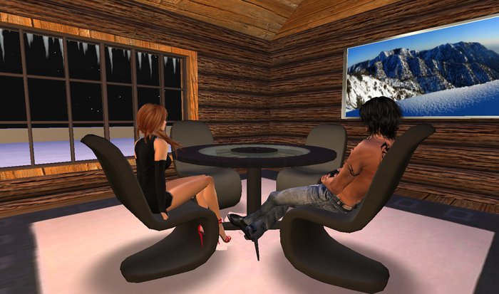 Diningset Wenge Box Totally  13 prims
