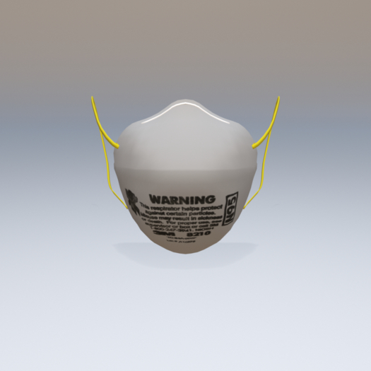 *Strela* Medicine mask N95 White