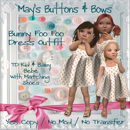 MBB * Bunny Foo Foo Dress Outfit (TDK&B,Bebe)