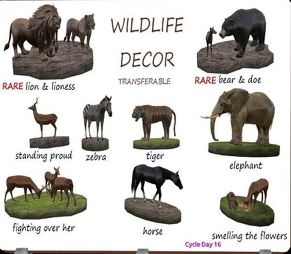 Wild Decor - Bear and doe RARE