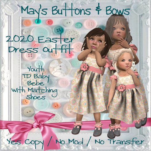 MBB * 2020 Easter Dress Outfit (TDBFitted,Youth&Bebe)