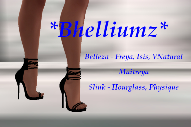 *Bhelliumz* black heels pack