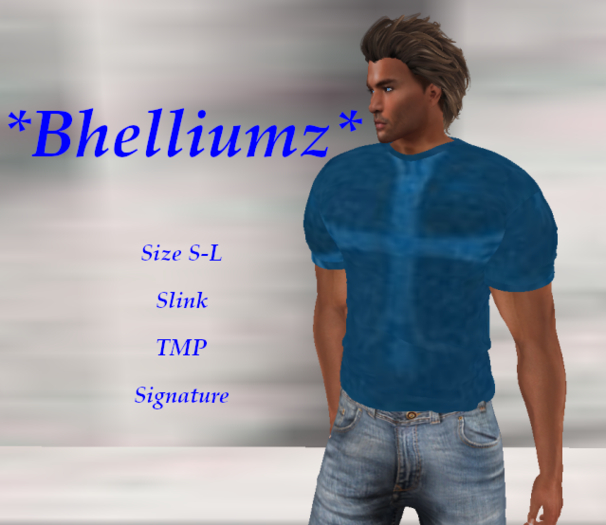 *Bhelliumz* blue cross shirt pack
