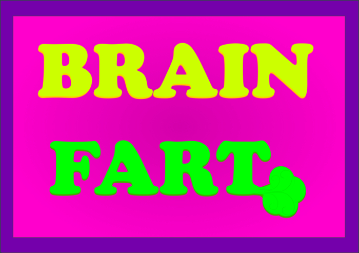 Brain Fart Framed