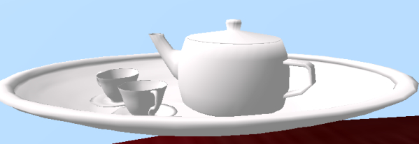 White Porcelain Teapot Set