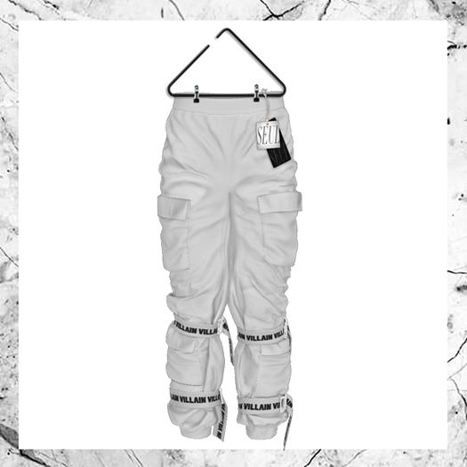 SEUL Garcon - Villain Cargos - Blanc