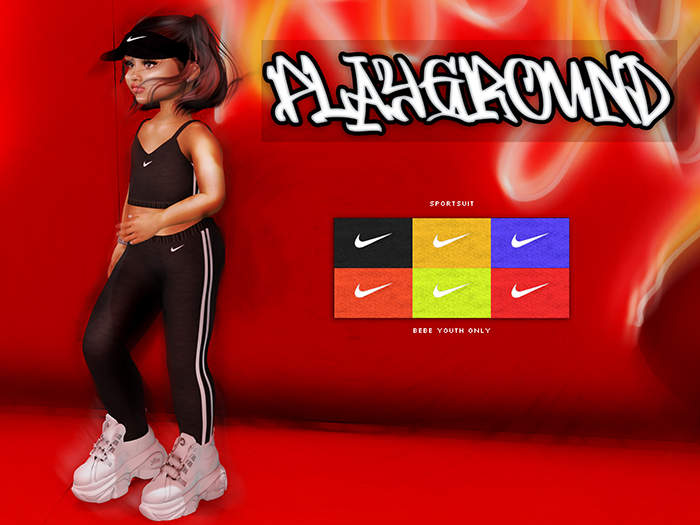 "PLAYGROUND. SPORTSUIT!" LIME [YOUTH]