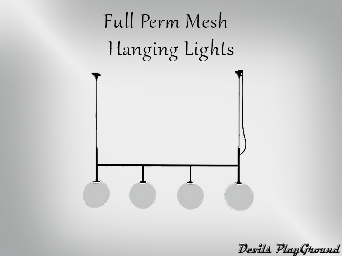 Second Life Marketplace - Mesh Full Perm Hanging Lights