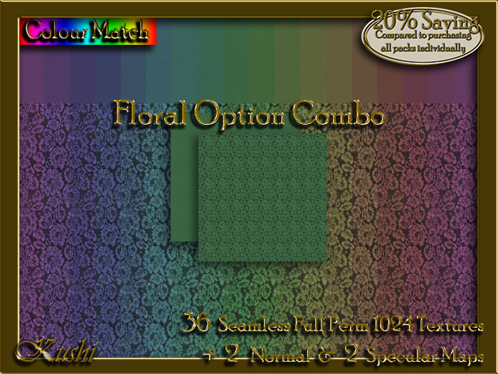 !Kushi! FloralOption Textures -WearToUnpack