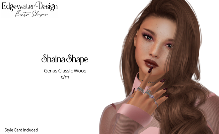 Edgewater Design - Shaina Shape for Genus Classic W002 (Add Me!